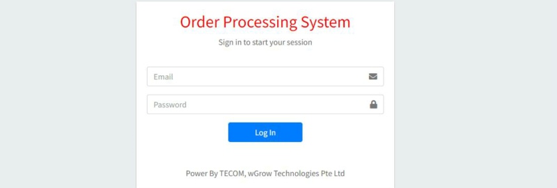 TECOM, Order Processing System